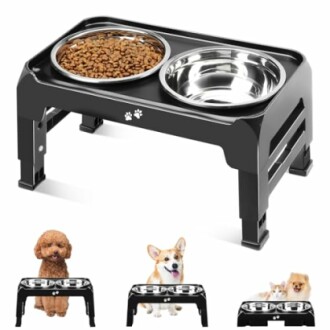 COMESOON Elevated Dog Bowls for Small Medium Dogs - Product Review