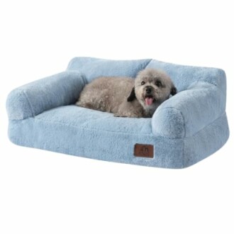 Hollypet Fluffy Plush Pet Sofa Review: Comfortable & Stylish Beds for Small Cats and Dogs